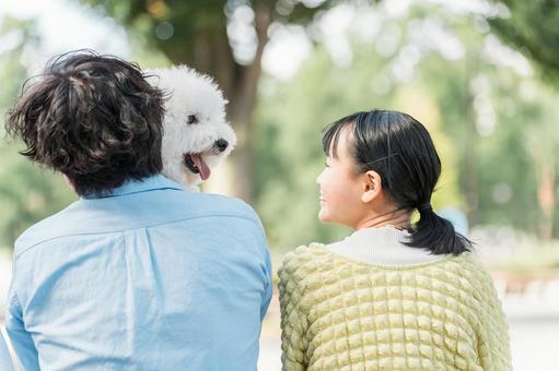 犬の散歩